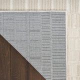 Nourison Nordic Ivory 2' x 6' Scandinavian Area Rug - Easy Clean, Non Shedding, Bed Room, Living Room, Dining Room, Kitchen (6' Runner)