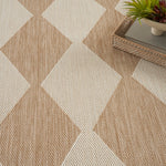 Nourison Positano Indoor/Outdoor Jute 4' x 6' Area Rug, Easy Cleaning, Non Shedding, Bed Room, Living Room, Dining Room, Backyard, Deck, Patio (4x6)