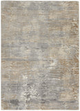 Nourison Solace Modern Abstract Grey/Beige 5'3" x 7'3" Area Rug, Easy Cleaning, Non Shedding, Bed Room, Living Room, Dining Room, Kitchen, (5' x 7')