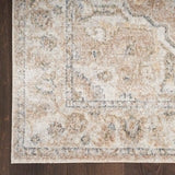 Nourison Astra Machine Washable Vintage Beige 2' x 6' Area Rug, Easy Clean, Non Shedding, Bed Room, Living Room, Dining Room, Kitchen (2x6)