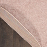 Nourison Essentials 6' x Round Pink Fabric Outdoor Area Rug (6' Round)