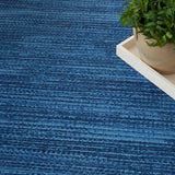 Nourison Washables Abstract Blue 5'2" x 7' Area Rug, Easy Clean, Non Shedding, Bed Room, Living Room, Dining Room, Kitchen (5x7)