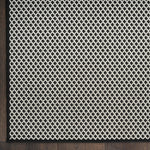 Nourison Courtyard Black White 2'2" x 8' Area Rug - Easy Clean, Non Shedding, Bed Room, Living Room, Dining Room, Kitchen (8' Runner)