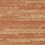 Nourison Essentials Indoor/Outdoor Rust 5' x Square Area Rug, Easy Cleaning, Non Shedding, Bed Room, Living Room, Dining Room, Backyard, Deck, Patio (5 Square)