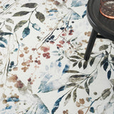 Nourison Nourison Washables Floral Ivory Multicolor 5'2" x 7' Area -Rug, Easy -Cleaning, Non Shedding, Bed Room, Living Room, Dining Room, Kitchen (5x7)