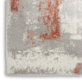 Nourison Elation Abstract Grey Brick 4' x 6' Area -rug, Easy -cleaning, Non Shedding, Bed Room, Living Room, Dining Room, Kitchen (4x6)