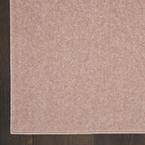 Nourison Essentials Solid Indoor/Outdoor Pink 2'2" x 18 Area Rug, Easy Cleaning, Non Shedding, Bed Room, Living Room, Dining Room, Deck, Patio, Backyard (2x18)