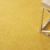 Nourison Essentials Indoor/Outdoor Yellow 5' x 7' Area Rug, Easy Cleaning, Non Shedding, Bed Room, Living Room, Dining Room, Backyard, Deck, Patio (5x7)