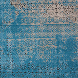 Nourison Karma Vintage Damask Blue 2'2" x 3'9" Area Rug, Easy Cleaning, Non Shedding, Bed Room, Living Room, Dining Room, Kitchen (2x4)