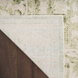 Nourison Astra Machine Washable Ivory Green 3'3" x 5' Area Rug, Easy Clean, Non Shedding, Bed Room, Living Room, Dining Room, Kitchen (3' x 5')