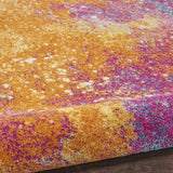 Nourison Passion 8' Runner Multicolor Fabric Modern Area Rug (8' Runner)
