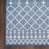 Nourison Positano Indoor/Outdoor Navy Blue 7' x 10' Area Rug