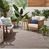 Nourison Practical Solutions Indoor/Outdoor Grey Mocha 5' x 7' Area -Rug, Easy -Cleaning, Non Shedding, Bed Room, Living Room, Dining Room, Backyard, Deck, Patio (5x7)" }