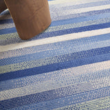 Nourison Whimsicle Abstract Blue Multicolor 4' x 6' Area Rug, Easy Cleaning, Non Shedding, Bed Room, Living Room, Dining Room, Kitchen (4x6)