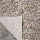 Nourison Vintage Vita Grey/Multi 2'2" x 7'6" Area Rug (8' Runner), 2'2"X7'6",