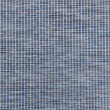 Nourison Positano Indoor/Outdoor Navy Blue 2'2" x 12' Area Rug, Easy Cleaning, Non Shedding, Bed Room, Living Room, Dining Room, Backyard, Deck, Patio (2x12)