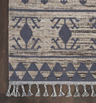 Nourison Asilah Mocha/Charcoal 2'2" x 8'2" Area -Rug, Modern, Moroccan, Easy -Cleaning, Non Shedding, Bed Room, Living Room, Dining Room, Kitchen, (8' x Runner)