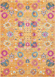 Nourison Passion Sun 3'9" x 5'9" Area -rug, Boho, Moroccan, Bed Room, Living Room, Dining Room, Kitchen, Easy -cleaning, Non Shedding, (4' x 6')