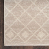 Nourison Grafix Farmhouse Beige 2'3" x 7'6" Area -Rug, Easy -Cleaning, Non Shedding, Bed Room, Living Room, Dining Room, Kitchen (2x8)