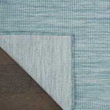 Nourison Positano 5' x 7' Aqua Fabric Modern Area Rug (5' x 7')