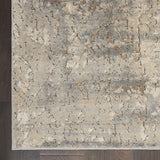 Nourison Concerto Abstract Beige/Grey 2'2" x 10' Area -Rug, Easy -Cleaning, Non Shedding, Bed Room, Living Room, Dining Room, Kitchen (2x10)