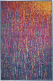 Nourison Passion Abstract Multicolor 1'10" x 2'10" Area -Rug, Easy -Cleaning, Non Shedding, Bed Room, Living Room, Dining Room, Kitchen (2x3)