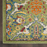 Nourison Allur Traditional Sage Ivory 2' x 3' Area -Rug, Easy -Cleaning, Non Shedding, Bed Room, Living Room, Dining Room, Kitchen (2x3)" }