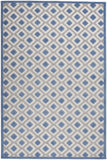 Nourison Aloha Indoor/Outdoor Blue/Grey 3'6" x 5'6" Area Rug, Easy Cleaning, Non Shedding, Bed Room, Living Room, Dining Room, Deck, Backyard, Patio (4x6)