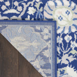 Nourison Whimsicle Traditional Navy Multicolor 4' x 6' Area Rug, Easy Cleaning, Non Shedding, Bed Room, Living Room, Dining Room, Kitchen (4x6)