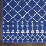 Nourison Whimsicle Moroccan Navy 4' x 6' Area Rug, Easy Cleaning, Non Shedding, Bed Room, Living Room, Dining Room, Kitchen (4x6)