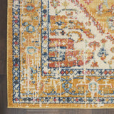 Nourison Passion Bohemian Vintage Floral Chic 3'9" x 5'9" Ivory/Yellow Area Rug (4'x6')