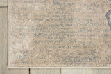 Nourison Maxell Nourison Beige 2'2" x 7'6" Area -Rug, Easy -Cleaning, Non Shedding, Bed Room, Living Room, Dining Room, Kitchen (2x8)