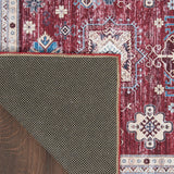 Nourison Fulton Tribal Red 1'10" x 5' Area -Rug, Easy -Cleaning, Non Shedding, Bed Room, Living Room, Dining Room, Kitchen (2x5)