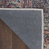 Nourison Brilliance Machine Washable Traditional Vintage Emerald 2' x 6' Area Rug, Easy Clean, Non Shedding, Bed Room, Living Room, Dining Room, Kitchen (2x6)