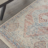 Nourison Enchanting Home Farmhouse & Country Blue/Grey 3' x 5' Area -Rug, Easy -Cleaning, Non Shedding, Bed Room, Living Room, Dining Room, Kitchen (3x5)