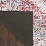 Nourison Vintage Home Vintage Ivory Red 5' x 7' Area -Rug, Easy -Cleaning, Non Shedding, Bed Room, Living Room, Dining Room, Backyard, Deck, Patio (5x7)
