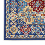 Nourison Grafix Traditional Multicolor 3' x 5' Area -Rug, Easy -Cleaning, Non Shedding, Bed Room, Living Room, Dining Room, Kitchen (3x5)