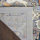 Nourison Home Allur All-over design Grey 5'3" x 7'3" Area Rug, Easy Clean, Non Shedding, Bed Room, Living Room, Dining Room, Kitchen (5x7)