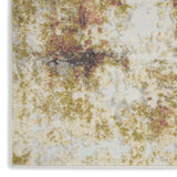 Nourison Trance Abstract Multicolor 3'11" x 5'11" Area -Rug, Easy -Cleaning, Non Shedding, Bed Room, Living Room, Dining Room, Kitchen (4x6)