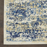 Nourison Grafix Traditional White 3' x 5' Area-Rug, Easy-Cleaning, Non Shedding, Bed Room, Living Room, Dining Room, Kitchen (3x5)