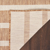 Nourison Positano Indoor/Outdoor Jute Ivory 8' x 10' Area Rug, Easy Cleaning, Non Shedding, Bed Room, Living Room, Dining Room, Backyard, Deck, Patio (8x10)