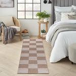 Nourison Washable Modern Jute Contemporary Natural Ivory 2'3" x 7'6" Area Rug, Easy Cleaning, Non Shedding, Bed Room, Living Room, Dining Room, Kitchen (2x8)