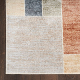 Nourison Astra Machine Washable Geometric Multicolor 2'2" x 10' Area Rug, Easy -Cleaning, Non Shedding, Bed Room, Living Room, Dining Room, Kitchen (2x10)