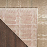 Nourison Grafix Taupe 3'9" x 5'9" Area Rug Easy Clean, Non Shedding, Bed Room, Living Room, Dining Room, Kitchen (4' x 6')