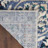 Nourison Passion Grey/Beige 2'2" x 10' Area -rug, Farmhouse, Transitional, Bed Room, Living Room, Dining Room, Kitchen, Easy -cleaning, Non Shedding, (10' Runner)