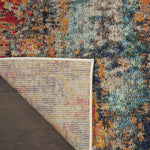 Nourison Celestial Multicolor 2'2" x 3'9" Area Rug, Abstract, Non Shedding, Easy Cleaning Bed Room, Living Room, Dining Room, Kitchen, (2' x 4')