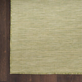 Nourison Positano Indoor/Outdoor Green 5' x 7' Area Rug, Easy Cleaning, Non Shedding, Bed Room, Living Room, Dining Room, Backyard, Deck, Patio (5x7)