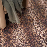 Nourison Washables Animal Print Leopard 4' x 6' Area -Rug, Easy -Cleaning, Non Shedding, Bed Room, Living Room, Dining Room, Kitchen (4x6)