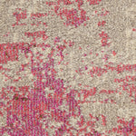 Nourison Celestial Modern Abstract Ivory/Pink 6'7" x 9'7" Area Rug, Easy Cleaning, Non Shedding, Bed Room, Living Room, Dining Room, Kitchen (7x10)