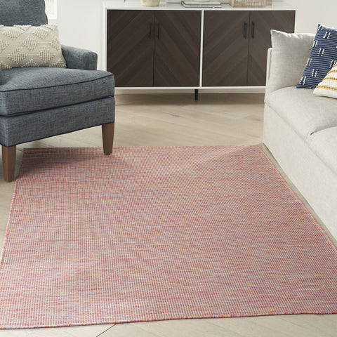 Nourison Positano Indoor/Outdoor Rainbow 4' x 6' Area Rug, Easy Cleaning, Non Shedding, Bed Room, Living Room, Dining Room, Backyard, Deck, Patio (4x6)